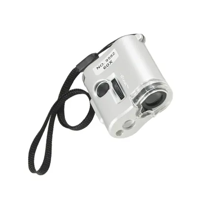 مینی میکروسکوپ ۶۰ برابر چراغدار